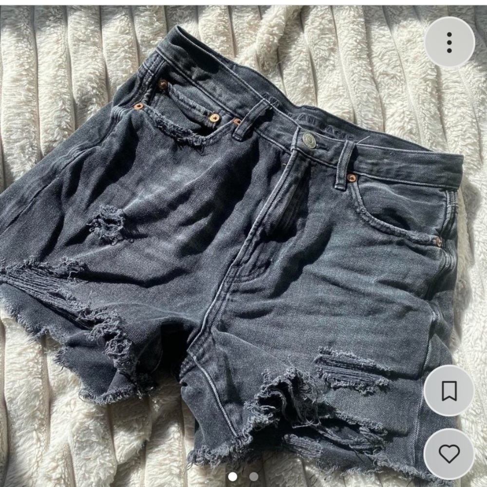 distressed boyfriend jean shorts